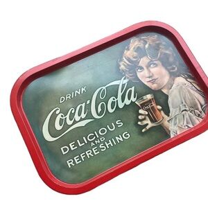 ‼️Vintage‼️ Drink Coco-Cola Refreshing Collector Serving Tray